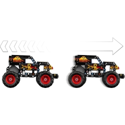 Klocki LEGO 42219 Monster Jam Grave Digger Ogień i lód TECHNIC